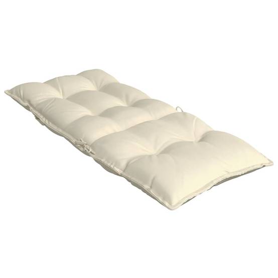 PANGIVO - Coussins de chaise à dossier haut tissu oxford crème 120 x 50 x 7 cm, poids:10.95kg - PANGIVO - Image 6