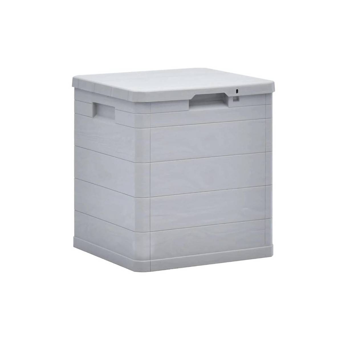 Coffre de jardin en résine 90 Litres Gris Taupe 42 x 44 x 50cm TOOMAX - Image 5