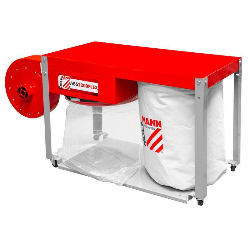 Aspirateur à copeaux de bois - Sac de 160 litres - 2 200W - 230V Holzmann - Image 1