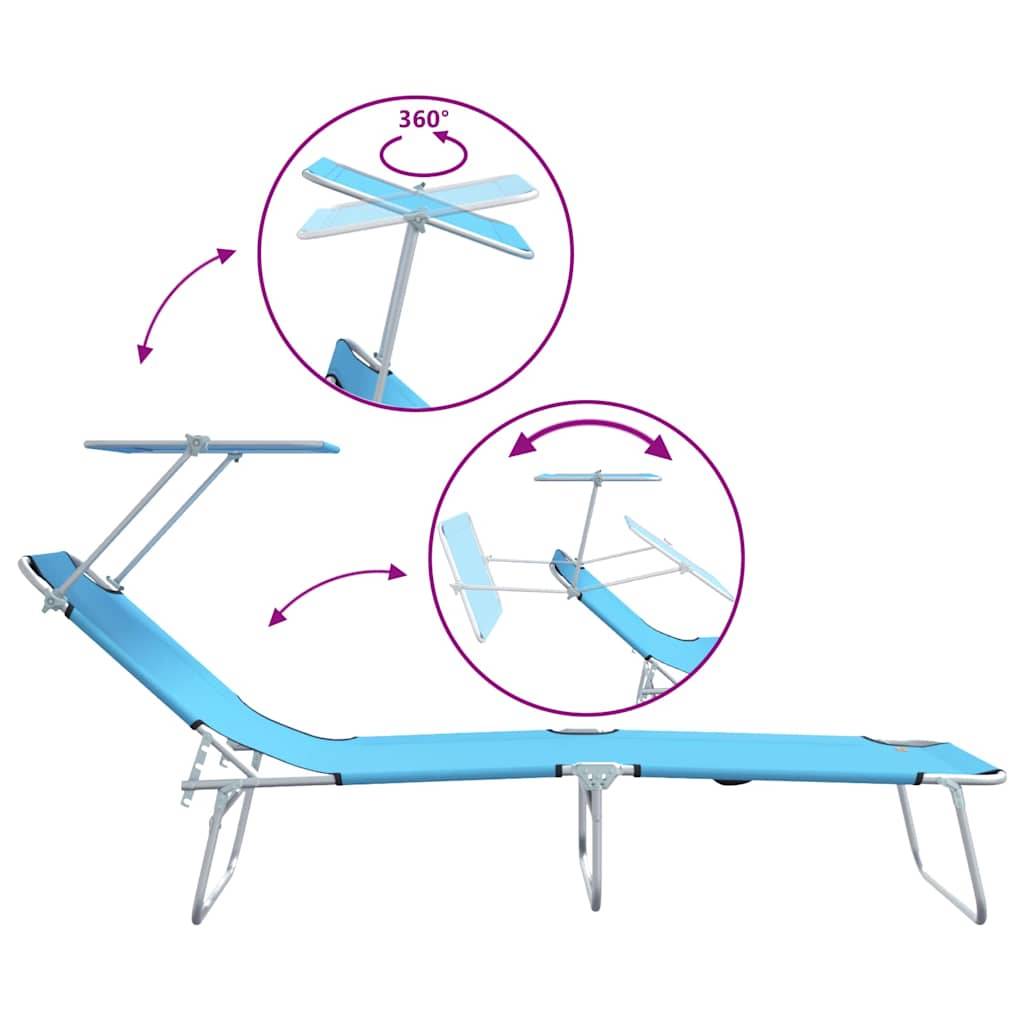 Vidaxl - Transat 2 pc Polyester Bleu vif vidaXL 42003065 - Image 10