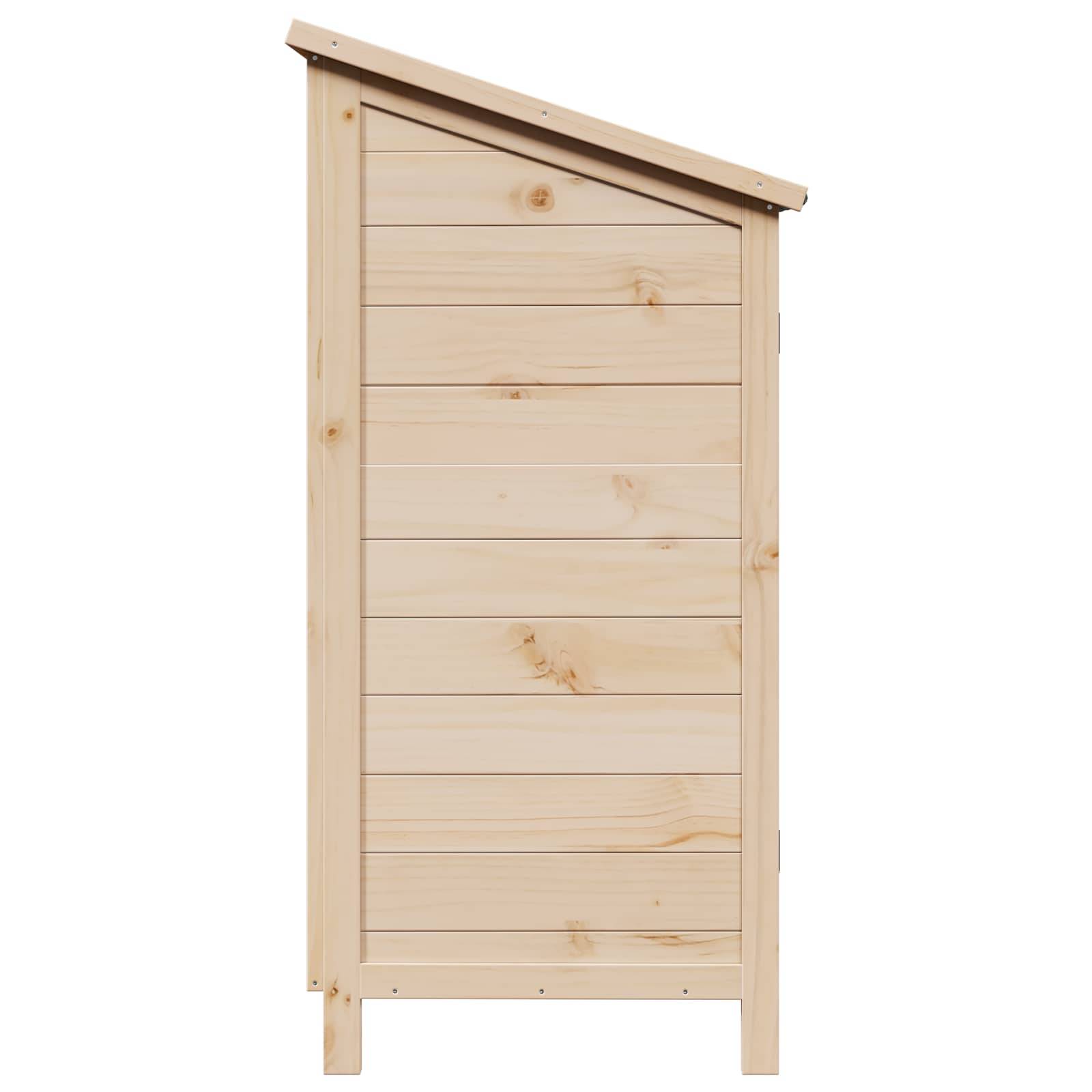 PANGIVO - Abri de jardin bois de sapin naturel 59 x 56 x 113.5 cm, poids:13.64kg - PANGIVO - Image 6