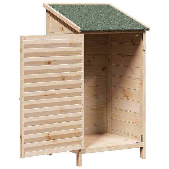 PANGIVO - Abri de jardin bois de sapin naturel 59 x 56 x 113.5 cm, poids:13.64kg - PANGIVO - Image 4