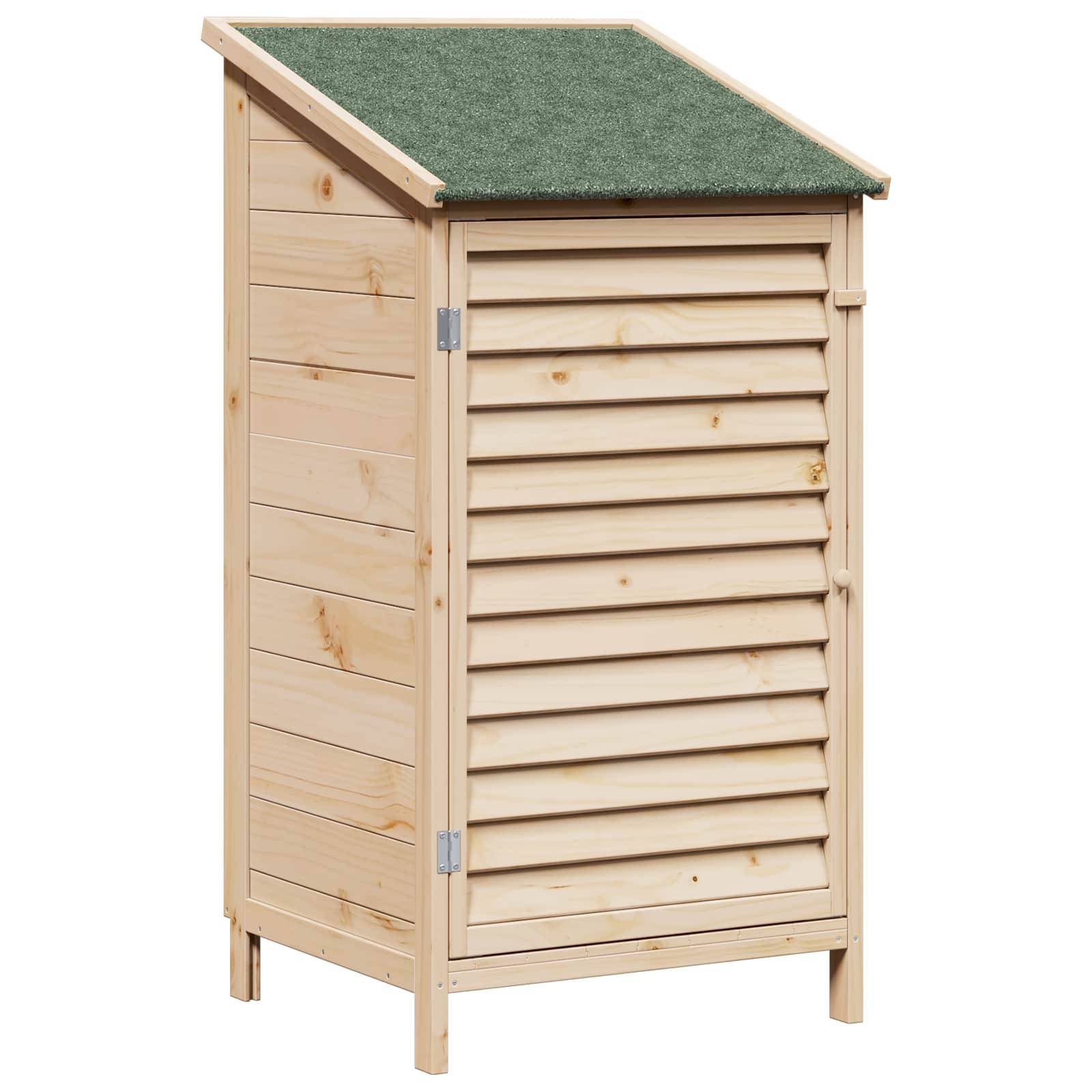 PANGIVO - Abri de jardin bois de sapin naturel 59 x 56 x 113.5 cm, poids:13.64kg - PANGIVO - Image 2