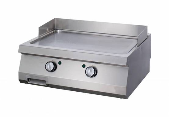 Heavy Duty Plaque de Gril - Chrome Lisse - Double - Prof. 70 cm - Gaz - Maxima