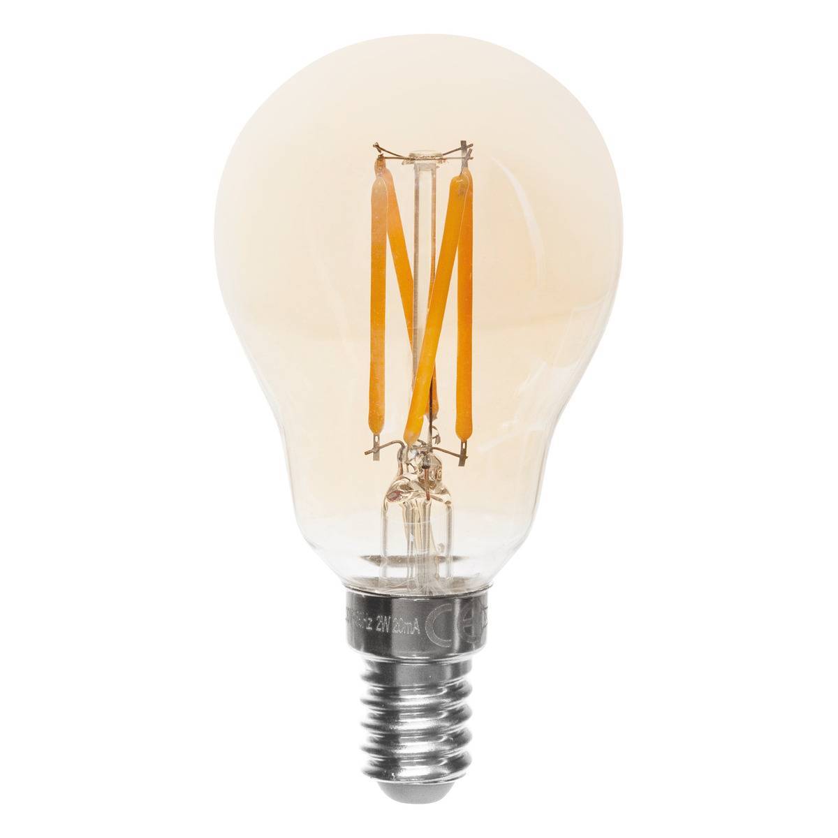 Atmosphera - Ampoule LED "Standard" ambre D4,5cm E14 - Atmosphera Créateur d'intérieur