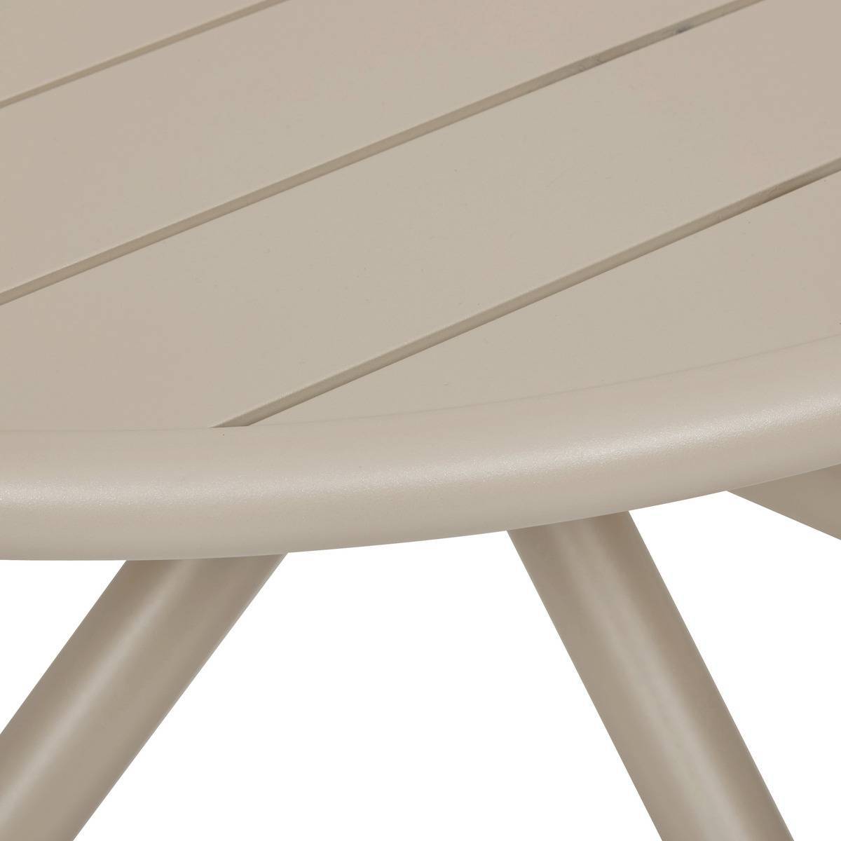 Hesperide - Table de jardin 4 places Nebullia D105cm argile - Hespéride - Image 4