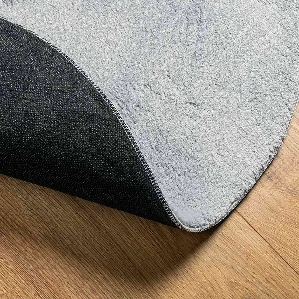 Tapis de SalonPolyester Moelleux Lavable en Machine Gris 100 x 200 cm – ComfortXL Outdoor Living - Image 6