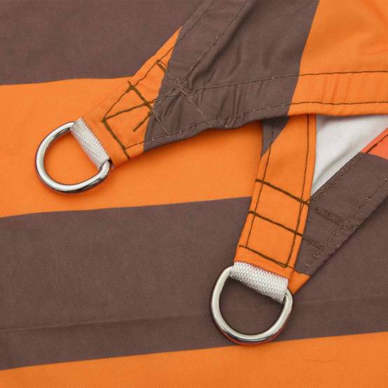 PANGIVO - Voile d'ombrage polyester oxford orange et marron 350 x 250 cm - PANGIVO - Image 4