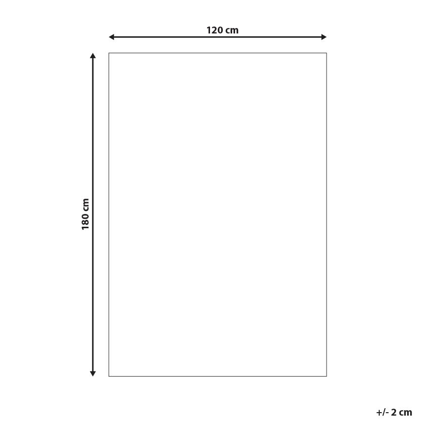 Beliani - Tapis Extérieur et Intérieur Noir et Blanc Motif Géométrique en Polypropylène Recyclé 120 x 180 cm pour Terrasse ou Cuisine Moderne et Boho Beliani - Image 3
