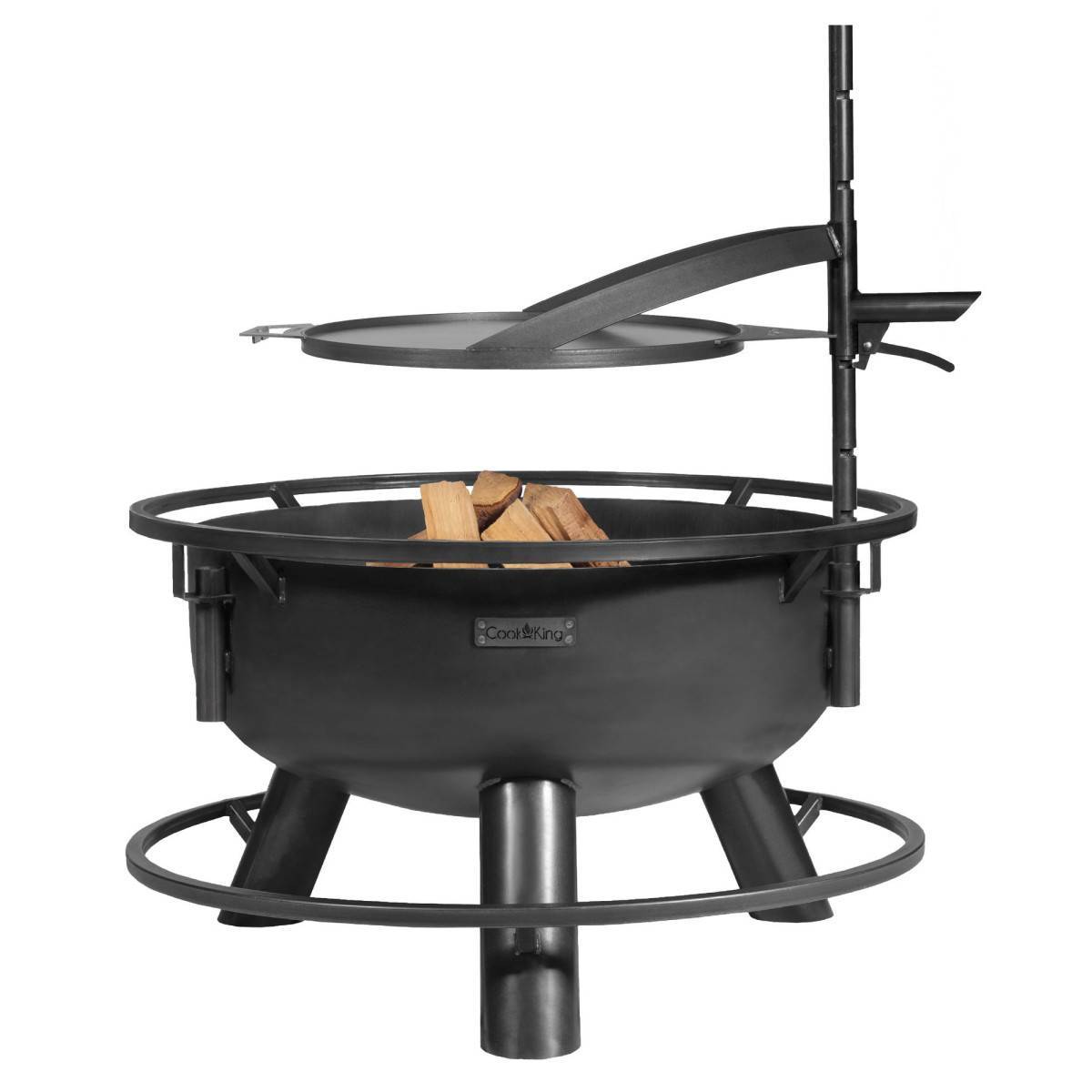Braséro de jardin avec grille multifonctionnel 80cm > de la grille 70 cm - Image 1