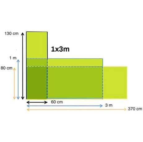 James Grass - France Green - Treillis extensible feuilles de laurier amande - Long 4 m, Hauteur 2 m - Image 5
