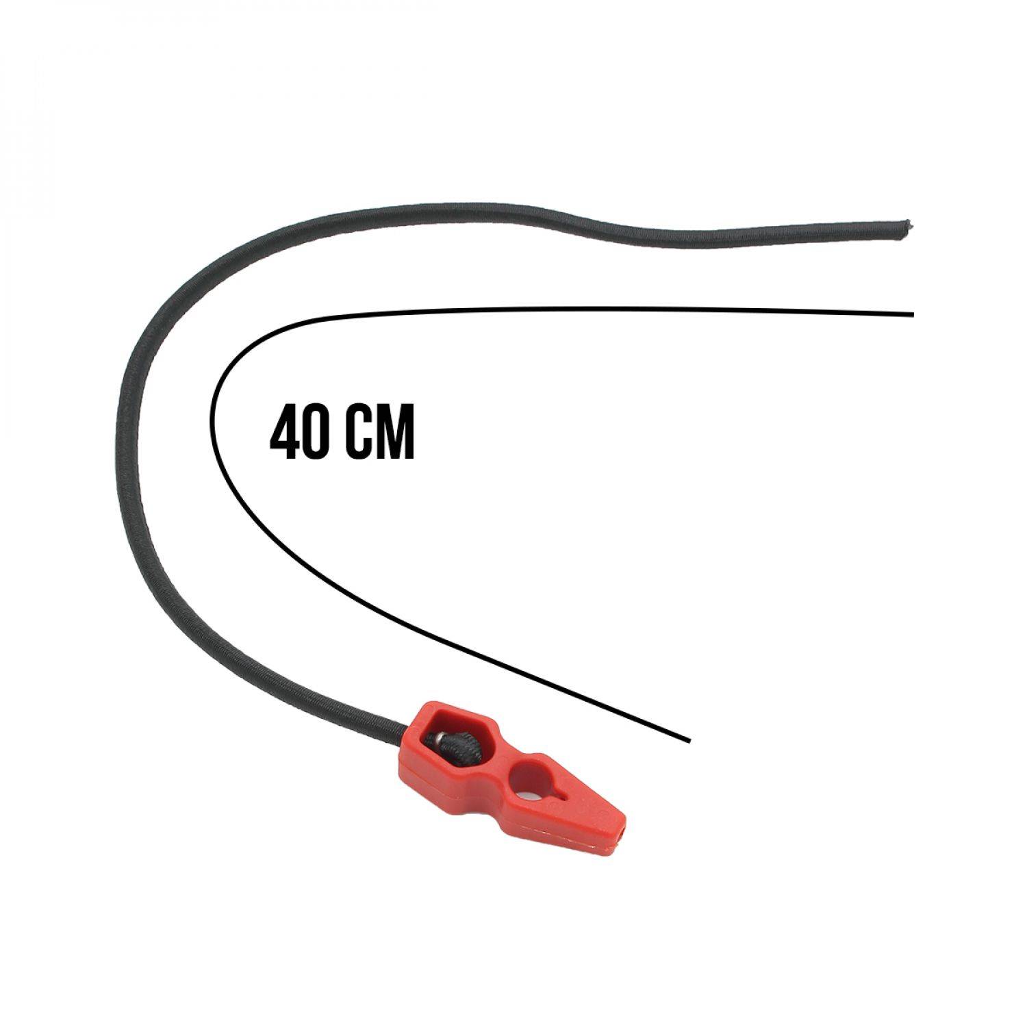 Linxor - Lot de 10 tendeurs sandows élastiques auto-coinceur - 40 cm - Noir - Linxor - Image 2