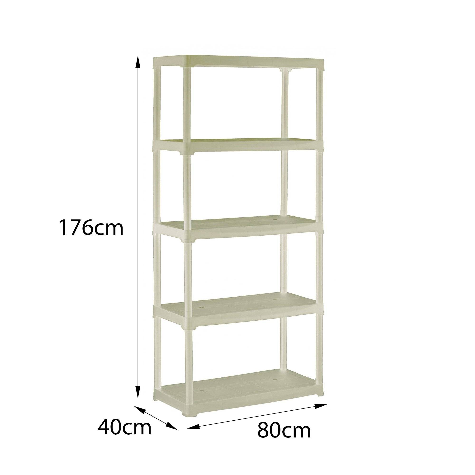Dmora - Armoire d'extérieur Darbitri, Etagère d'extérieur, Armoire de balcon polyvalente, Armoire d'extérieur, 80x40h176 cm, Anthracite - Dmora - Image 3
