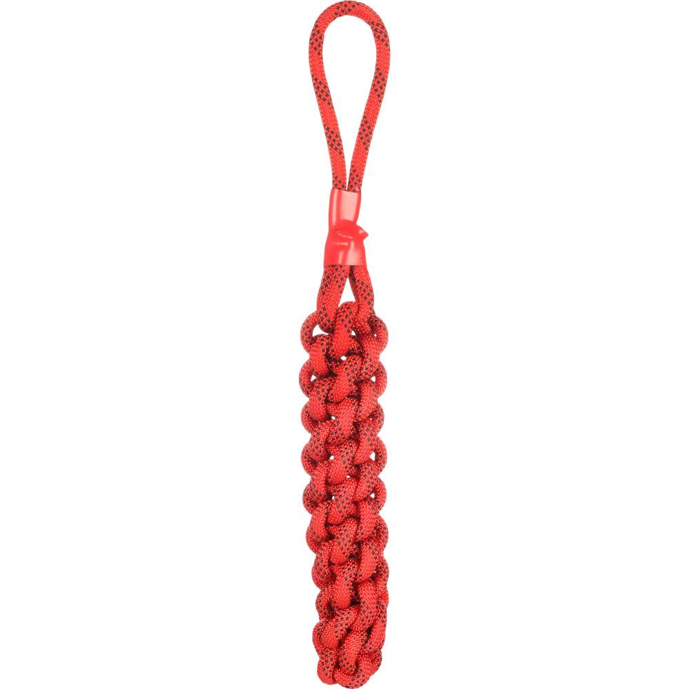 Flamingo - Corde à tirer Vokas. tressé, flottant. rouge et noir. taille S. 47 cm . jeux pour chien. - Image 3