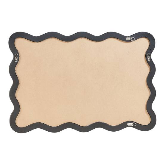 Miroir décoration moderne design mural 90 x 60 cm noir - Image 4