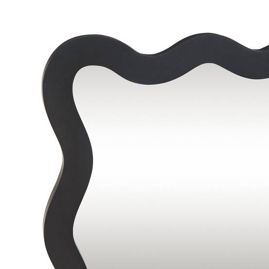 Miroir décoration moderne design mural 90 x 60 cm noir - Image 5