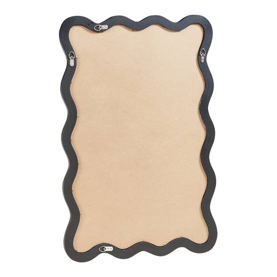 Miroir décoration moderne design mural 90 x 60 cm noir - Image 7