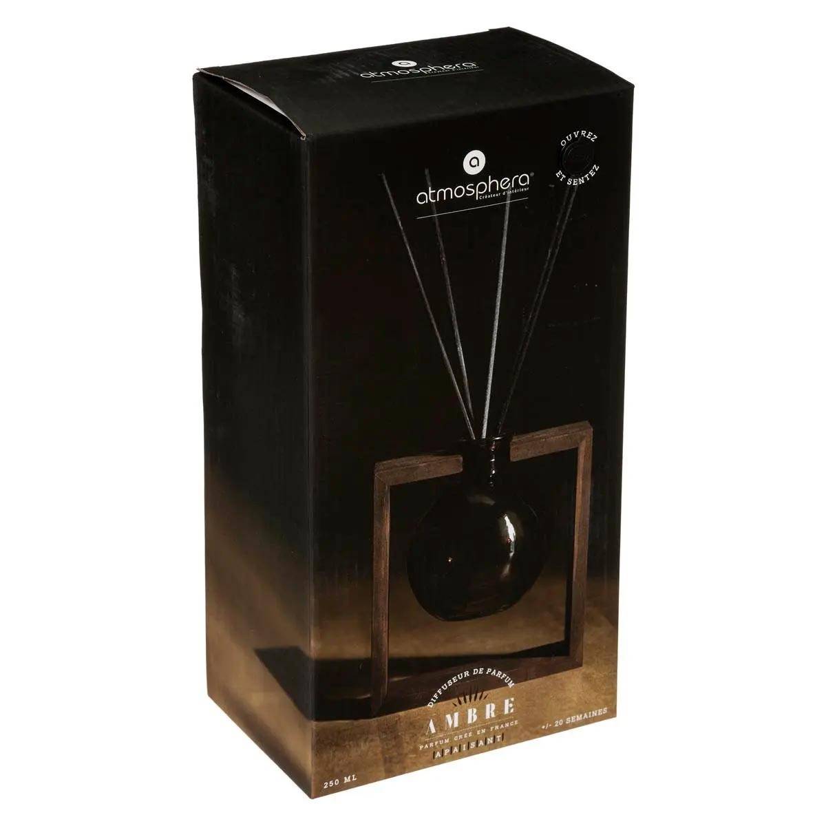 Diffuseur de parfum Ambre 250 ml avec 6 Bâtonnets - Image 3