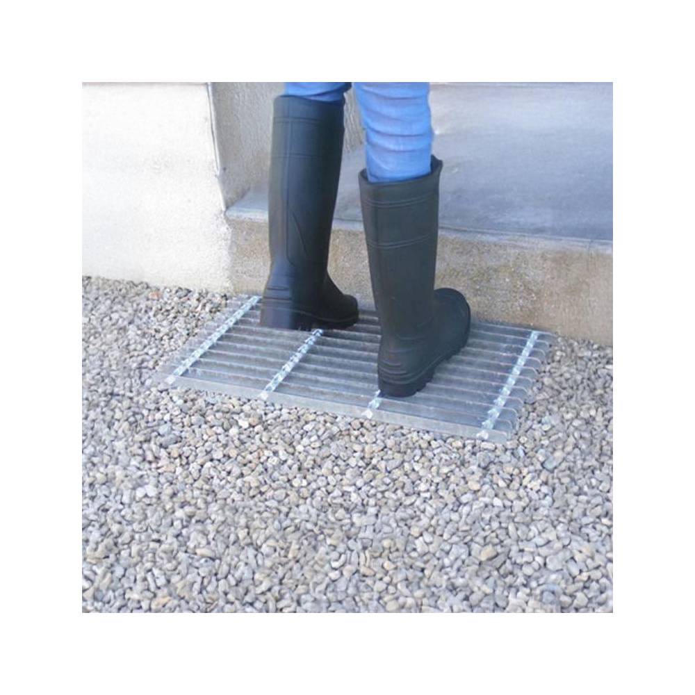 Guillouard - Grille gratte pieds en acier galvanisé 80 x 40 cm - Image 4