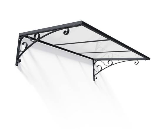 Canopia by Palram - Canopia Marquise de porte Venus 135.5 x 88 cm Gris 135.5 X 88 - Image 1