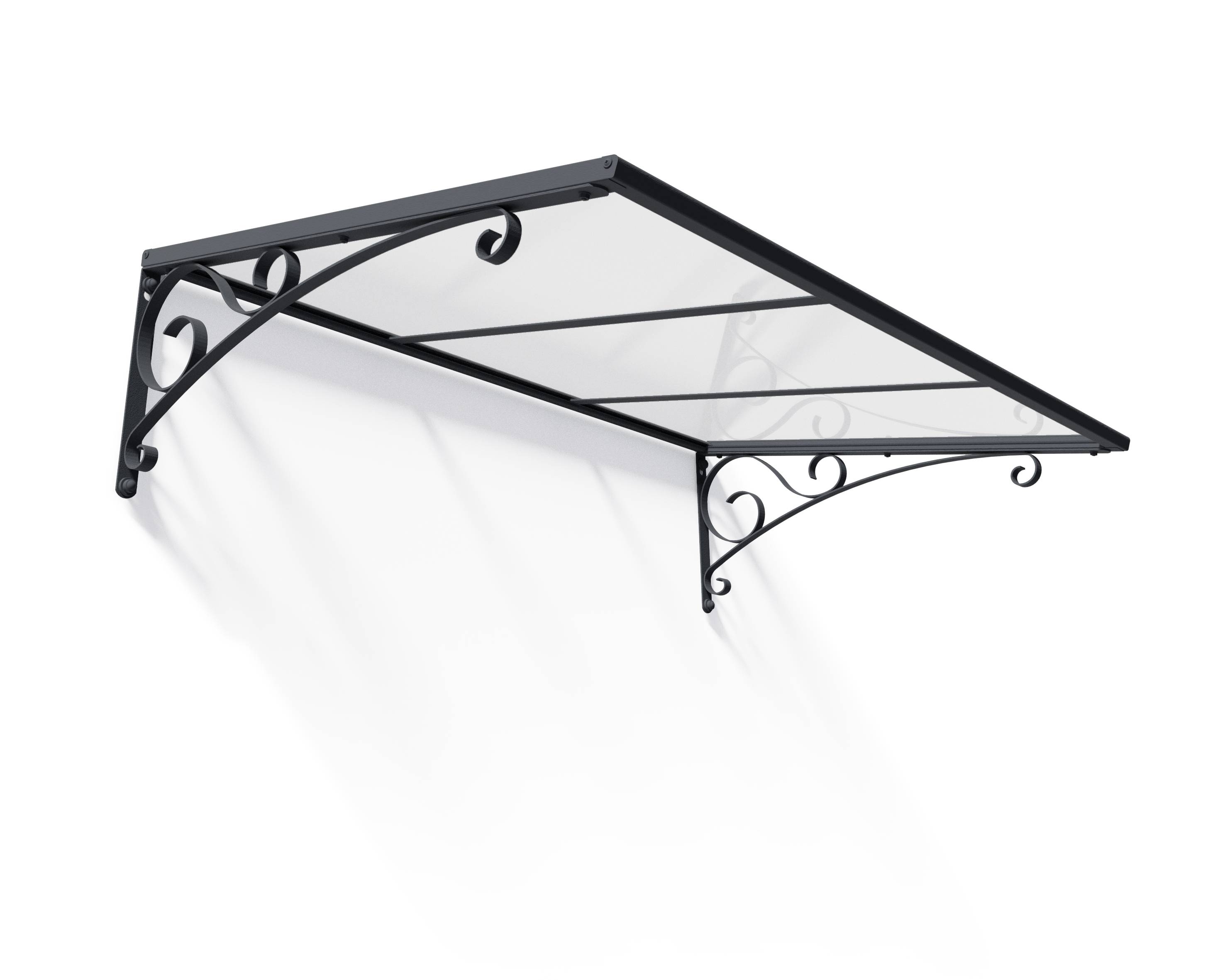 Canopia by Palram - Canopia Marquise de porte Venus 135.5 x 88 cm Gris 135.5 X 88 - Image 1