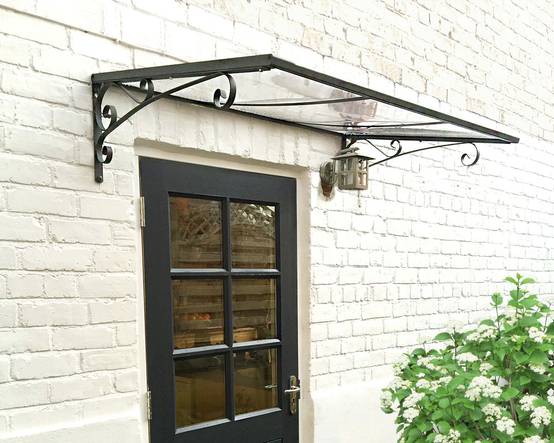 Canopia by Palram - Canopia Marquise de porte Venus 135.5 x 88 cm Gris 135.5 X 88 - Image 2