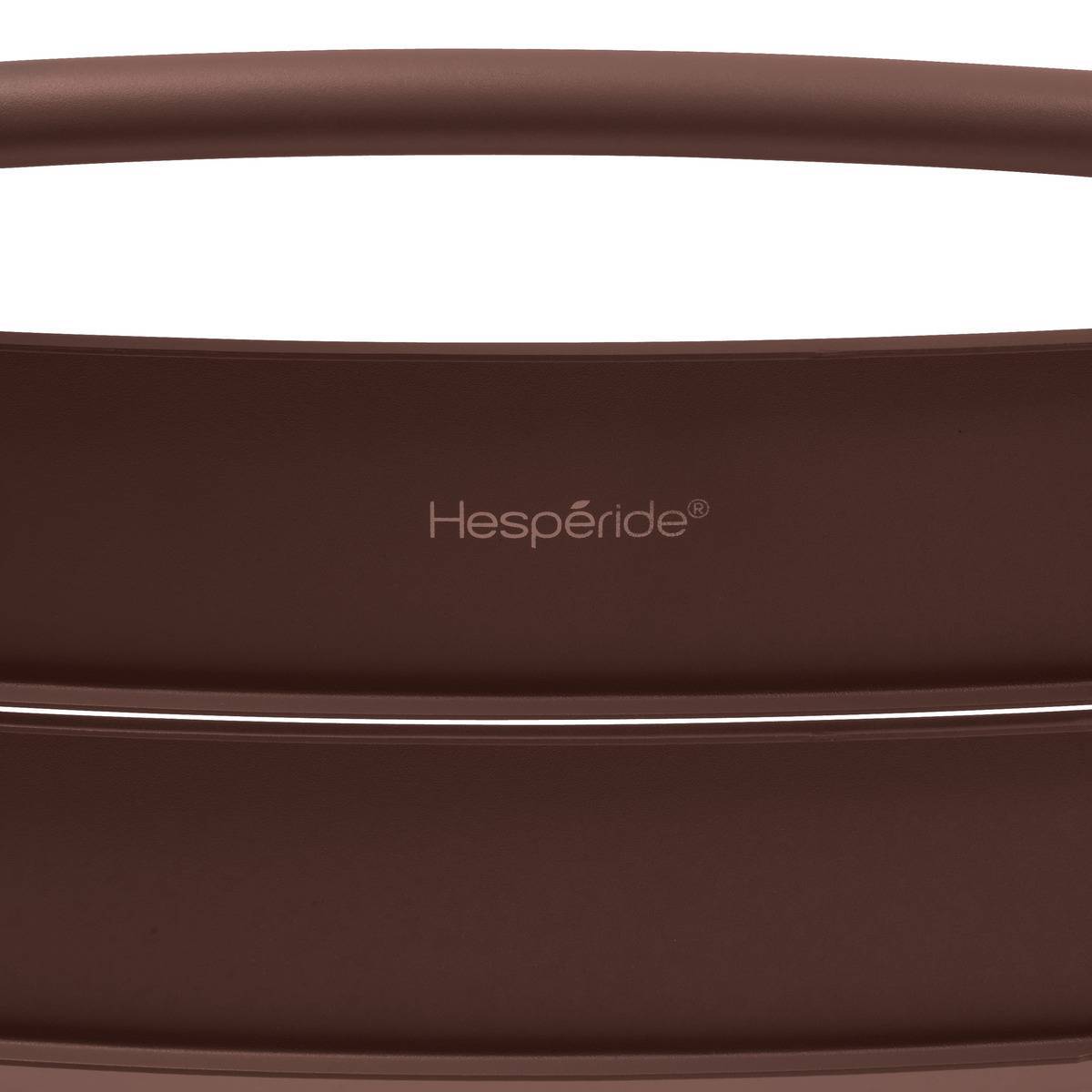 Hesperide - Chaise haute de jardin Alegoria empilable acajou Hespéride - Image 3