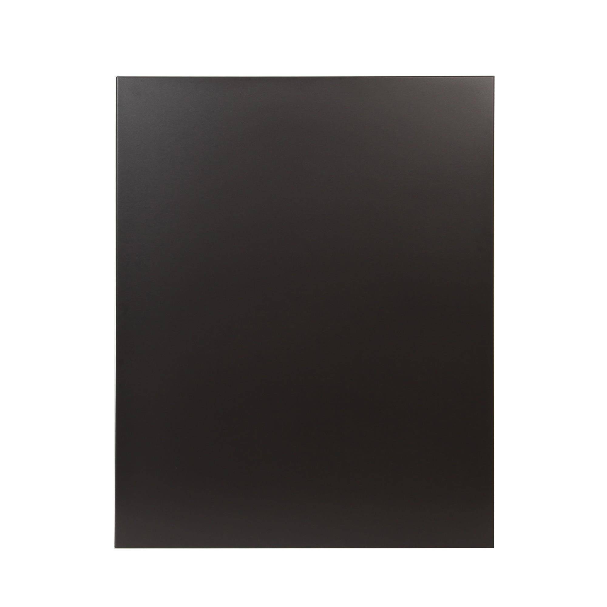 Le Marquier - Plaque Murale Unie Noire L80 H100