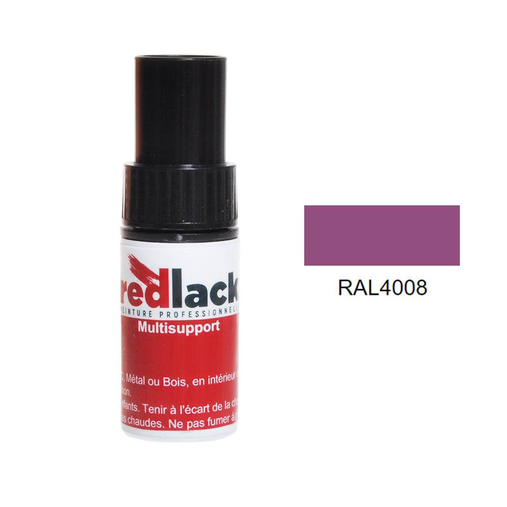Peinture flacon retouche Violet de sécurité RAL 4008 Satiné ...