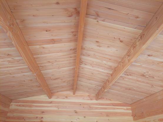 Studio de jardin OYONNAX 20m² - Bois Douglas épaisseur 55mm - Porte & fenêtres PVC - Toiture Bacacier avec voliges ss toiture - MON CHALET DE JARDIN - Image 6