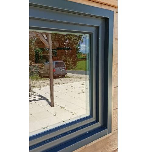 Studio de jardin OYONNAX 20m² - Bois Douglas épaisseur 55mm - Porte & fenêtres PVC - Toiture Bacacier avec voliges ss toiture - MON CHALET DE JARDIN - Image 3