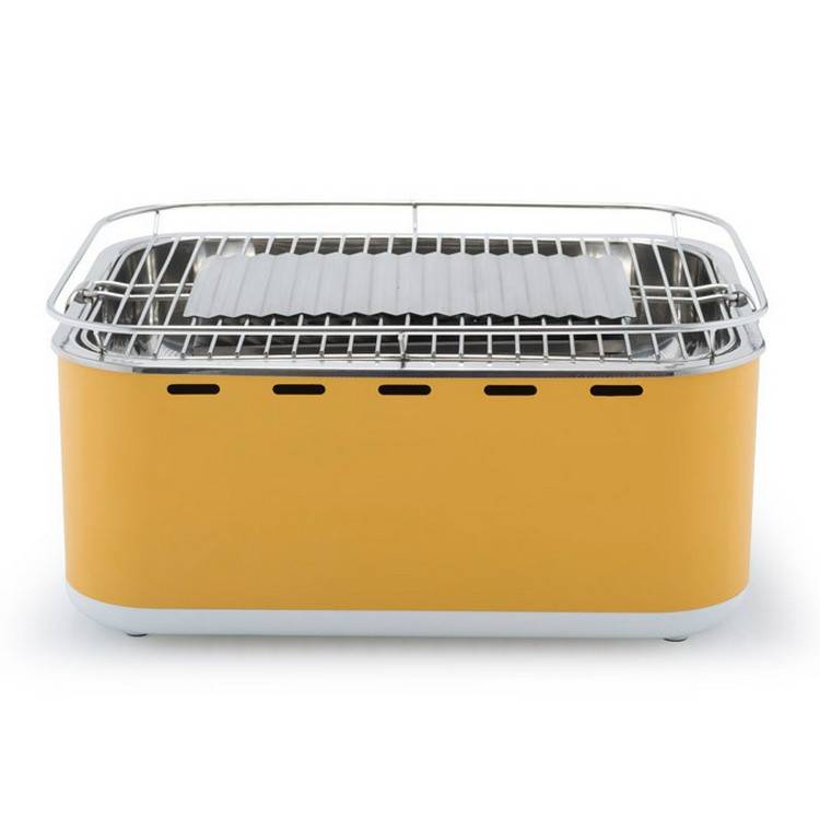 Barbecook - Barbecue à charbon portable jaune avec housse 223.5925.000 Barbecook - Image 2