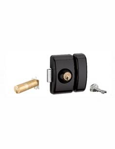 Verrou universel THIRARD double cylindre languette HG5 + 3 clés - Noir - 00080477 - Image 2