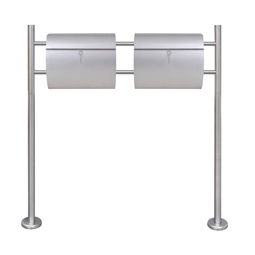 Boîte aux lettres Argent 38 X 13 cm - Prolenta Premium - Image 2