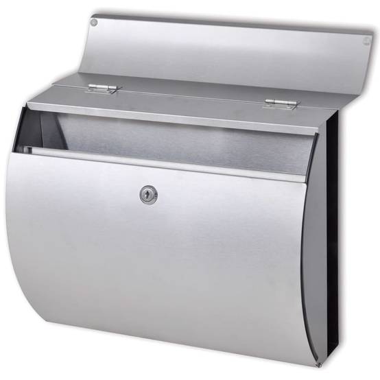 Boîte aux lettres Argent 38 X 13 cm - Prolenta Premium - Image 3