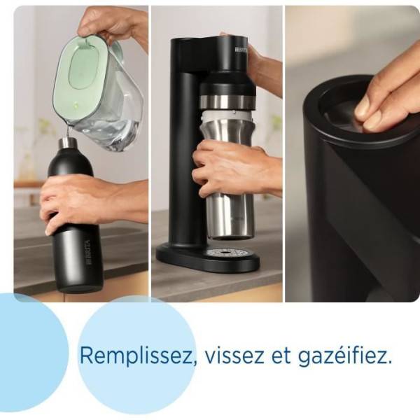 Aquarium Monter en flèche Bénir brita bouteille en verre Fonds détendu équilibre