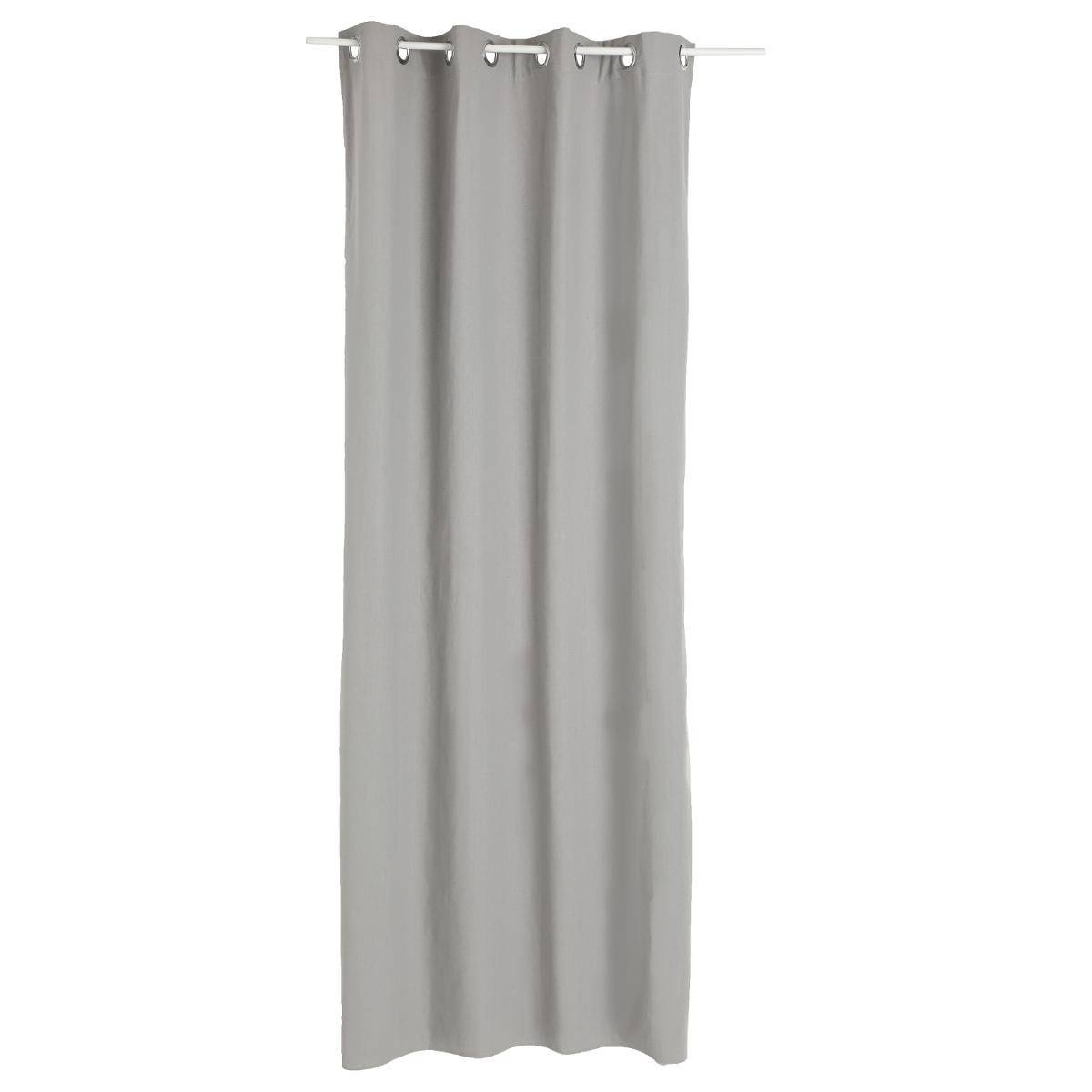 Atmosphera - Lot de 2 Rideaux à  œillets Occultant Blanc Ivoire 140 x 260 cm - Image 3