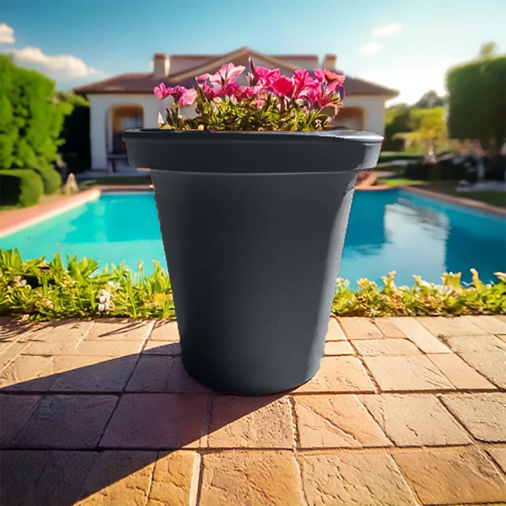 Plast'Up Rotomoulage - Pot de fleurs rond xxl delight 420l- lot de 2 - plast'up rotomoulage - Image 3