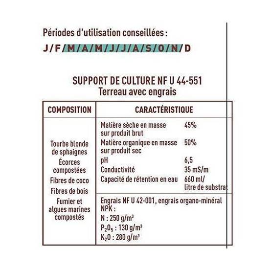 Or Brun - Or Brun Terreau Plantes Vertes 4l - Image 5