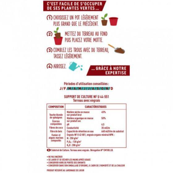 Or Brun - Or Brun Terreau Plantes Vertes 4l - Image 2