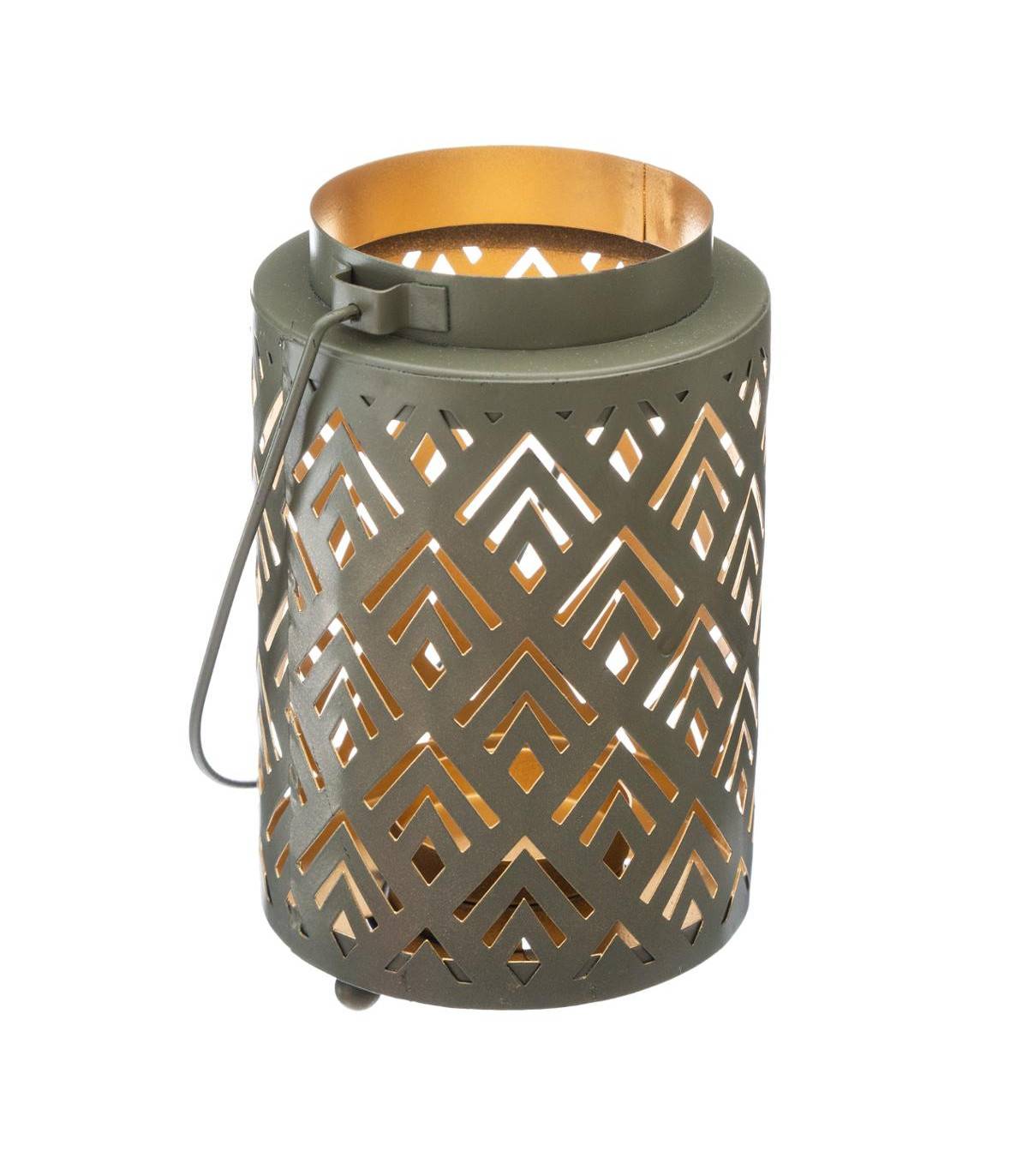 Lanterne design en Métal H 13.5 cm