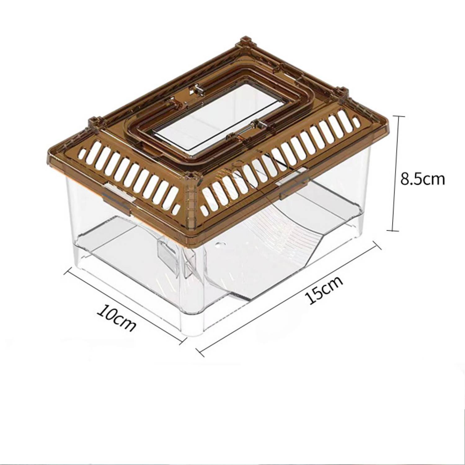 DtopbuyAge - Aquarium Transparent pour Tortue avec Plateforme et Couvercle DtopbuyAge - Image 2