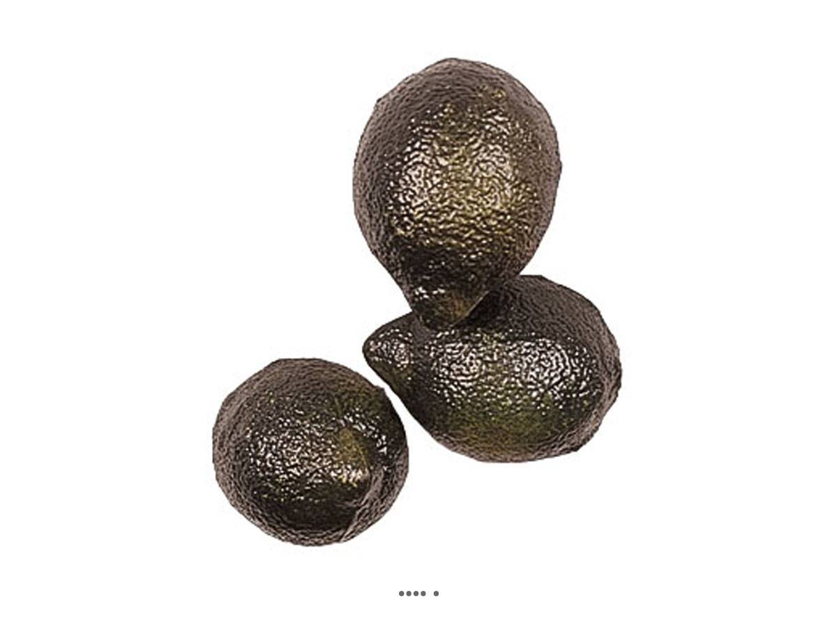 Artificielles - Citron vert artificiel en lot de 3 en Plastique soufflé H 80x60 mm - Image 1