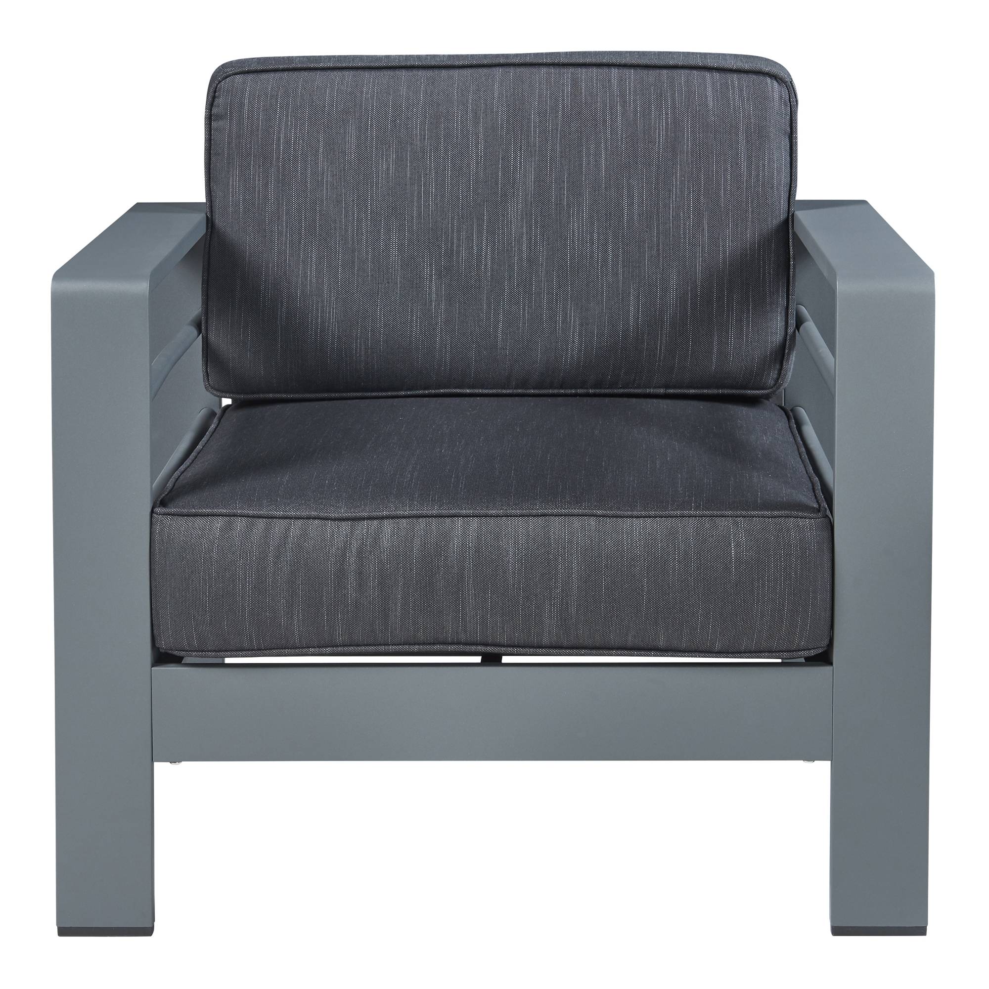 Casa.Pro - Fauteuil d'extérieur Avise 62 x 81 x 70 cm anthracite gris foncé casa.pro - Image 4