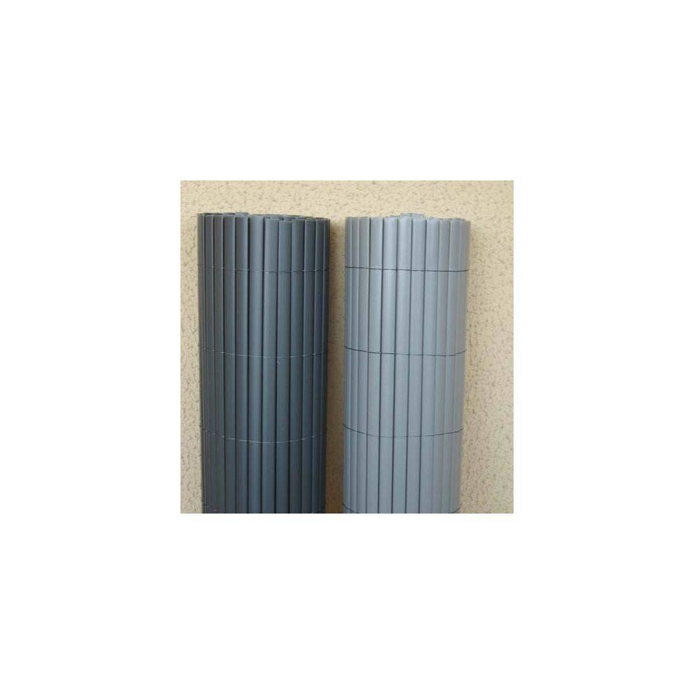 Canisse en PVC gris perle double face qualité + (Lot de 6) - Image 3