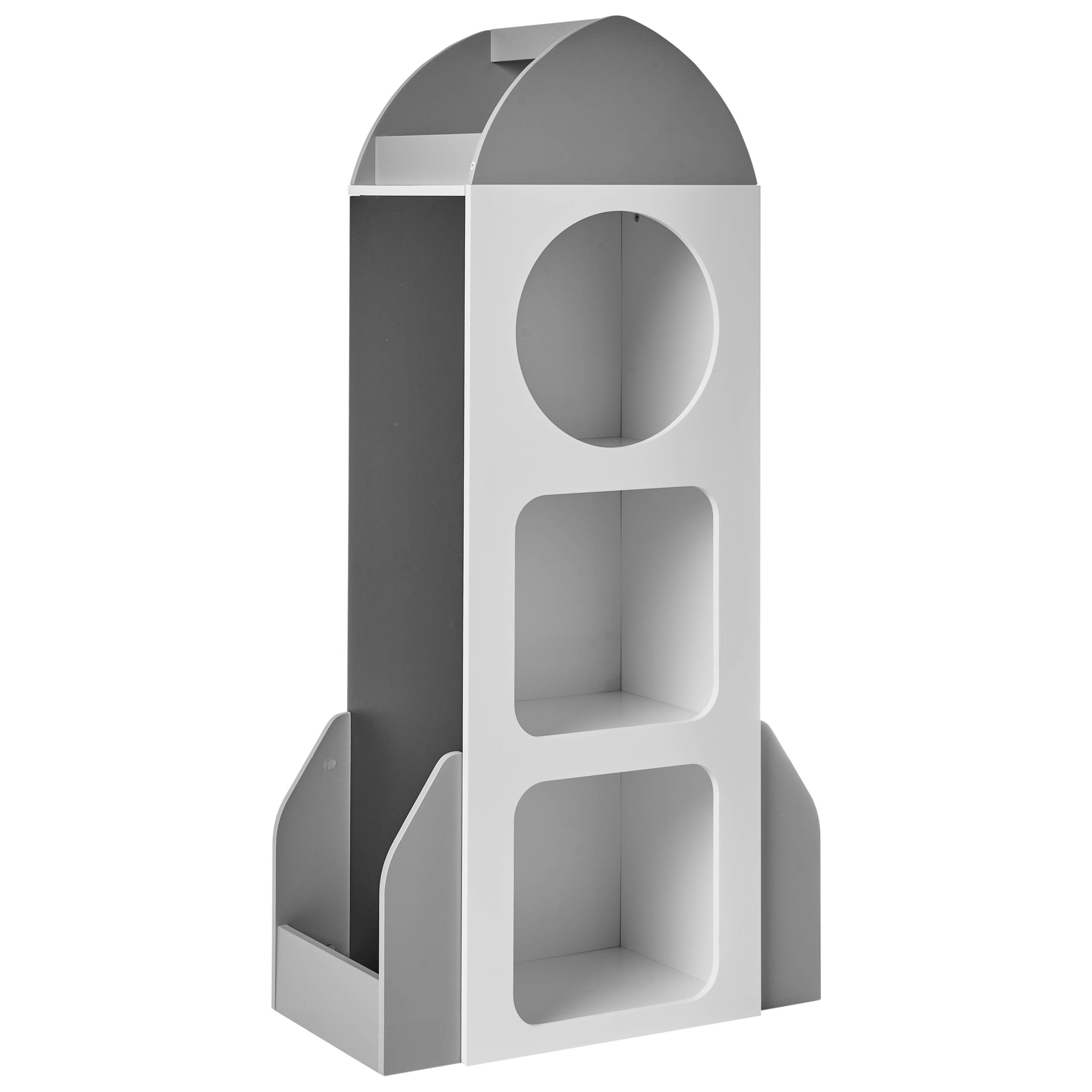 Beliani - Meuble de rangement MDF Blanc COSMOS - 60x31x120- Beliani - Image 4