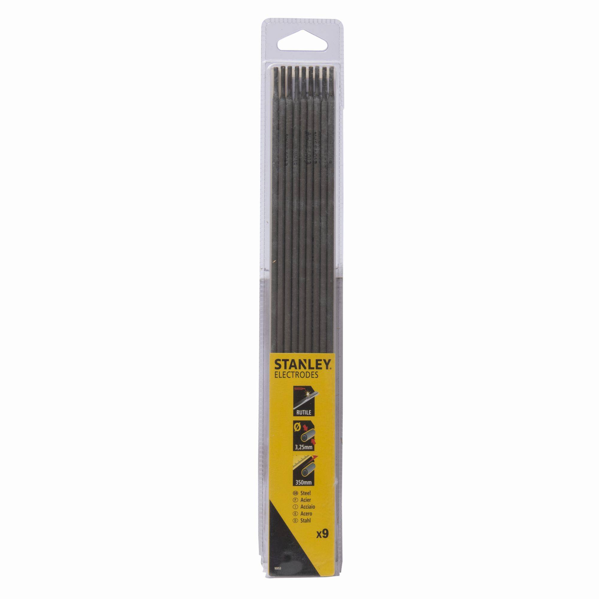 stanley - Électrode 3,25x 350mm  9pcs  Stanley - Image 1