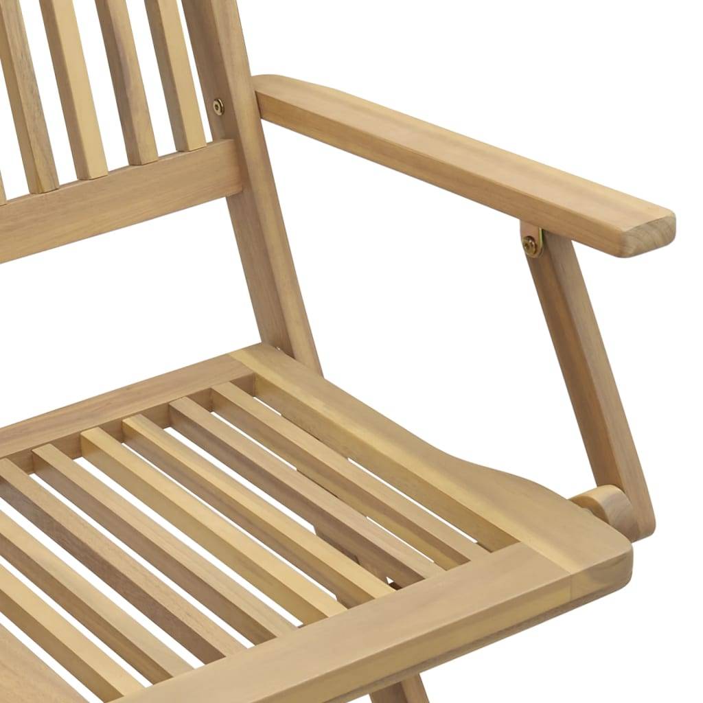 Maison Chic - Ensemble de 7 pcs table de jardin avec chaises - mobilier de jardin Bois d'acacia solide-JU2642 - Image 8