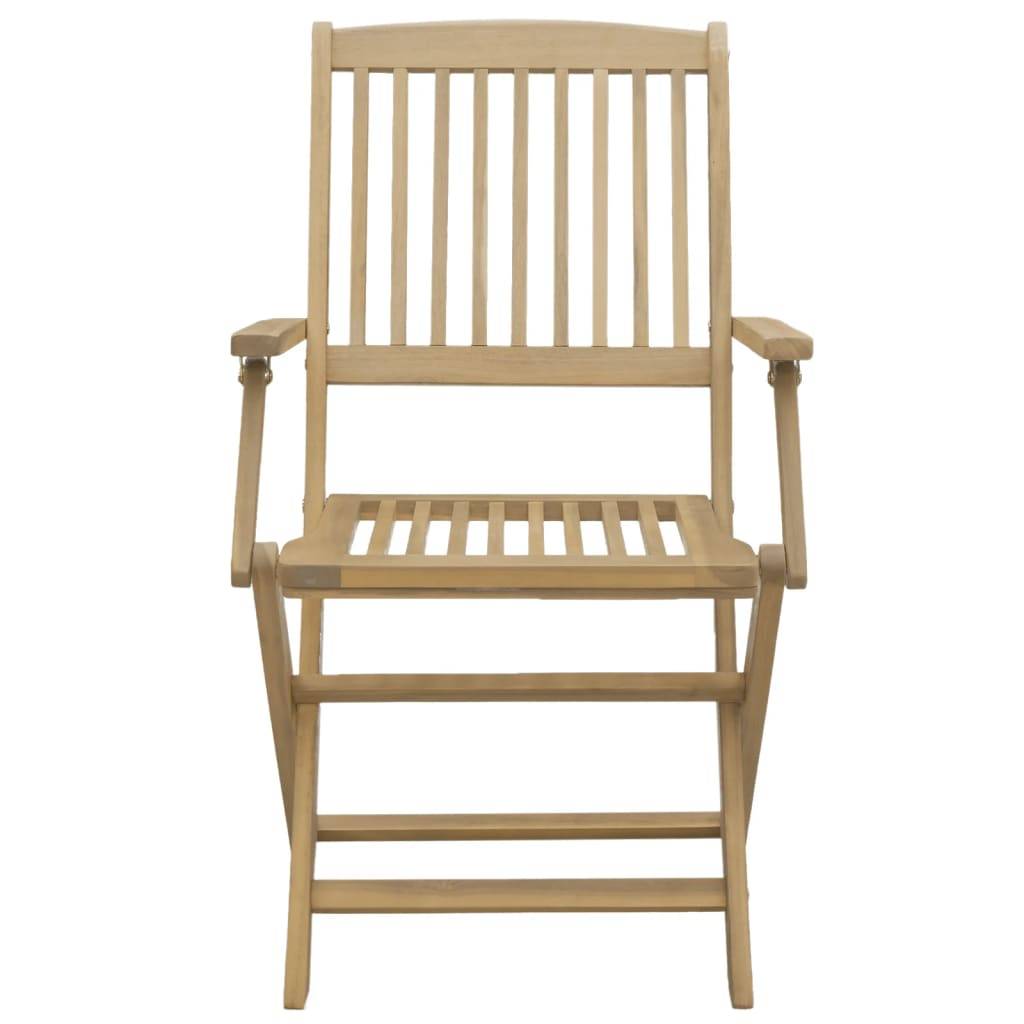 Maison Chic - Ensemble de 7 pcs table de jardin avec chaises - mobilier de jardin Bois d'acacia solide-JU2642 - Image 5