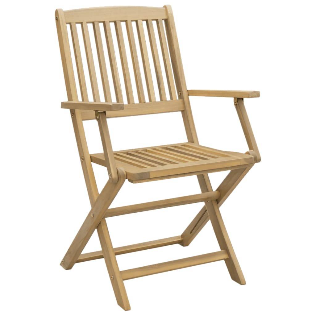 Maison Chic - Ensemble de 7 pcs table de jardin avec chaises - mobilier de jardin Bois d'acacia solide-JU2642 - Image 4